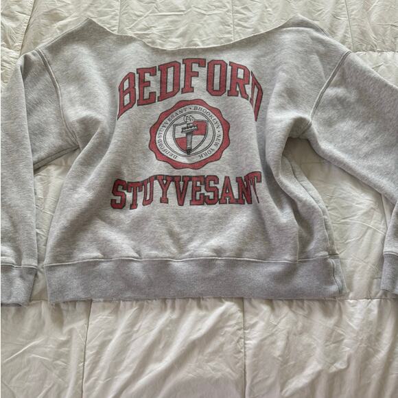 Abercrombie & Fitch Tops - Abercrombie & Fitch Oversized Slouchy Bedford Off the Shoulder Crew Neck Small